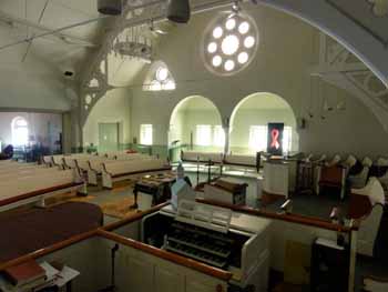 The original chapel room is now a gathering space for the Sig Eps brothers. (Photo courtesy of SigEp—Michigan Alpha Alumni Association.)