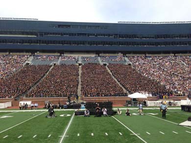 Dick Costolo's view from the stage. (Image: @dickc via Twitter.)