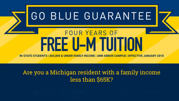 Go Blue Guarantee Graphic