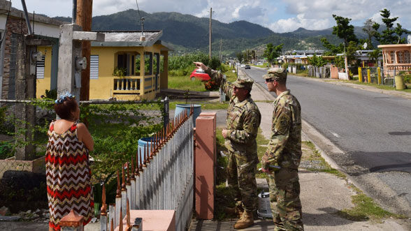 Anderson in Puerto Rico