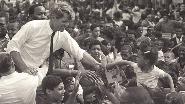 Robert F. Kennedy, Detroit, 1968. (Image credit: Andrew Sacks.)