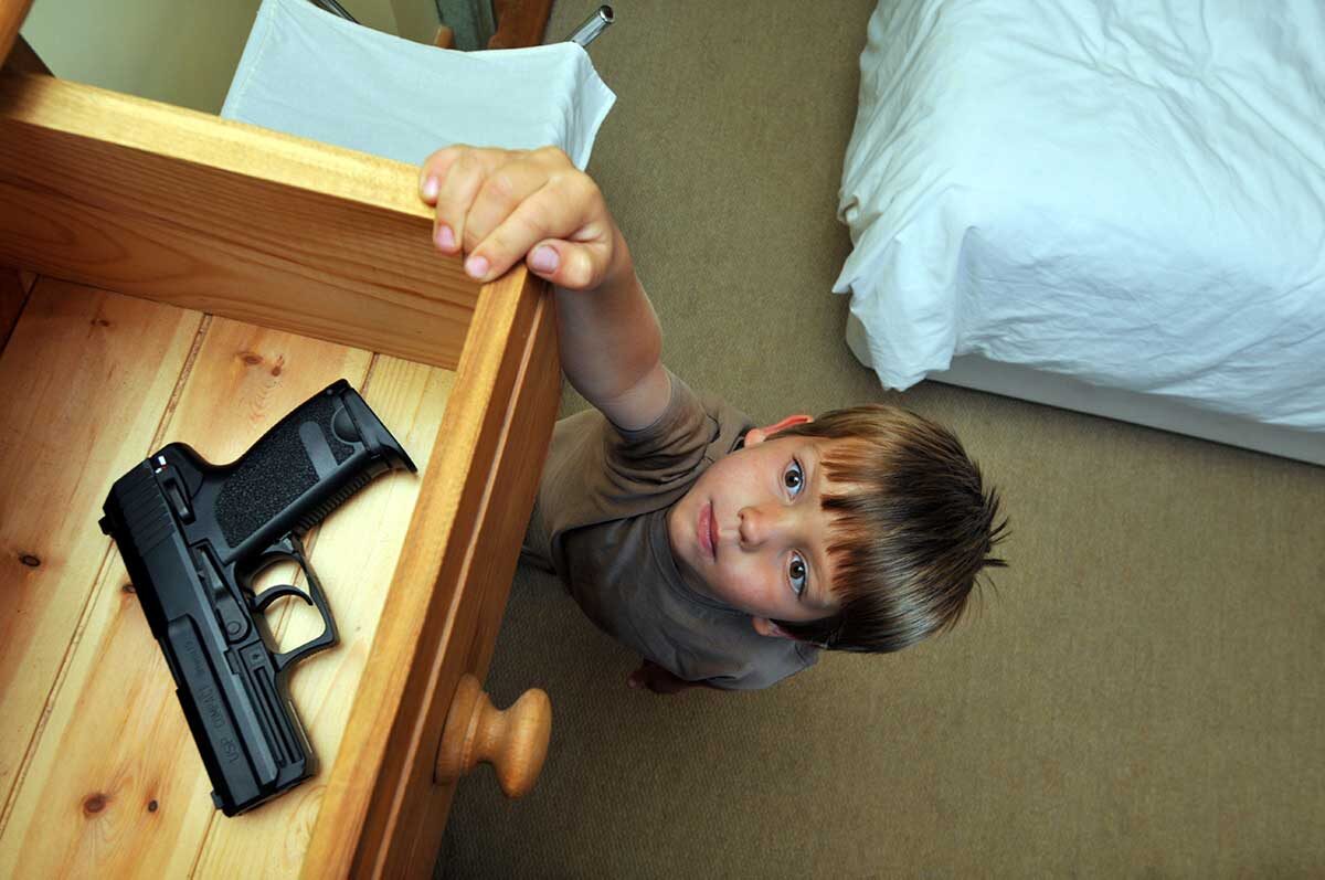 Child with gun