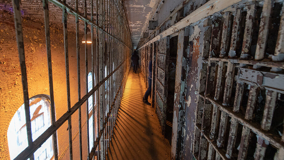 A cellblock at the former Ohio State Reformatory in Mansfield, Ohio. (Photo by Roger Hart, Michigan Photography)