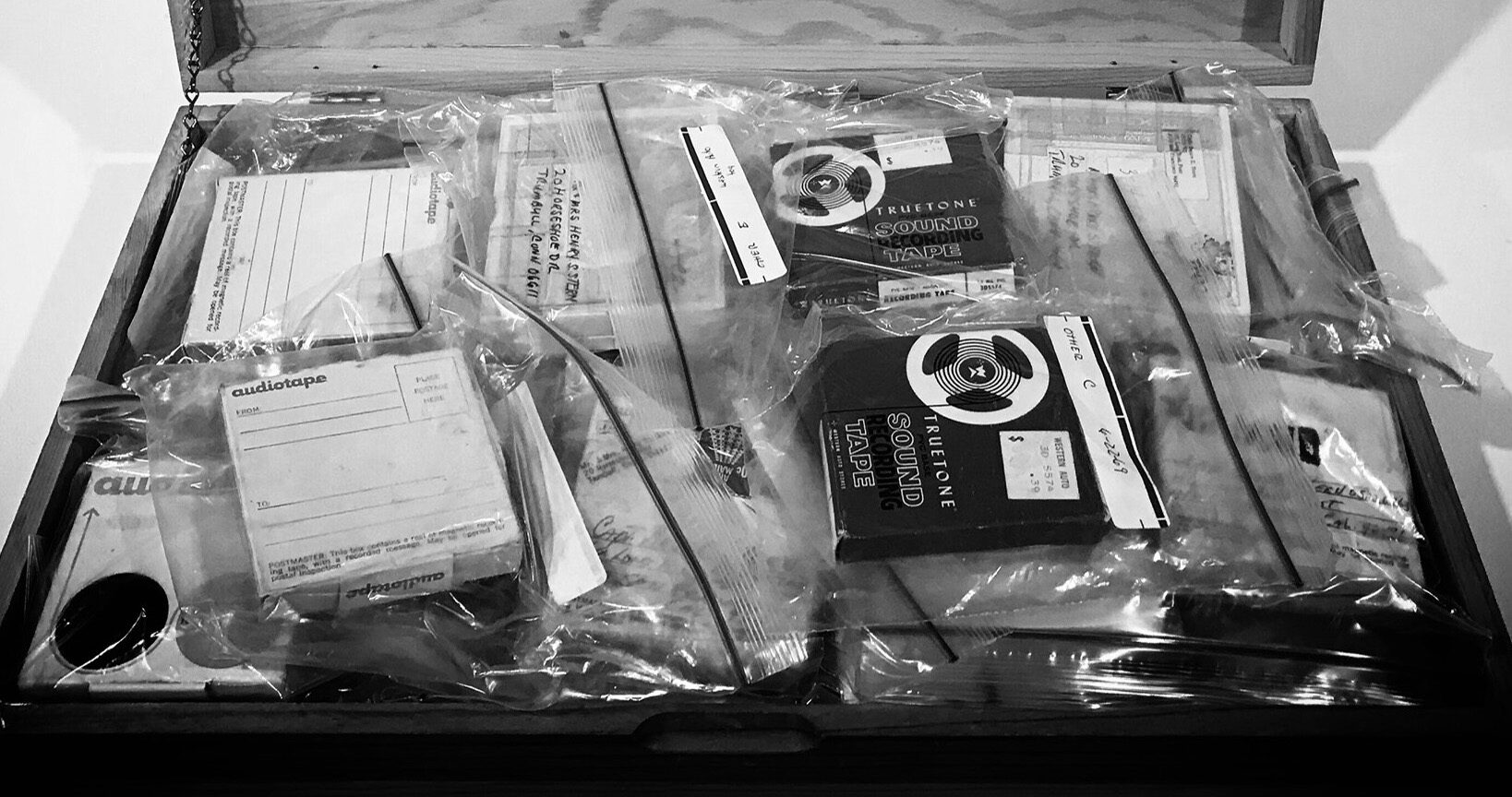 Box of letters and tapes from Long Binh