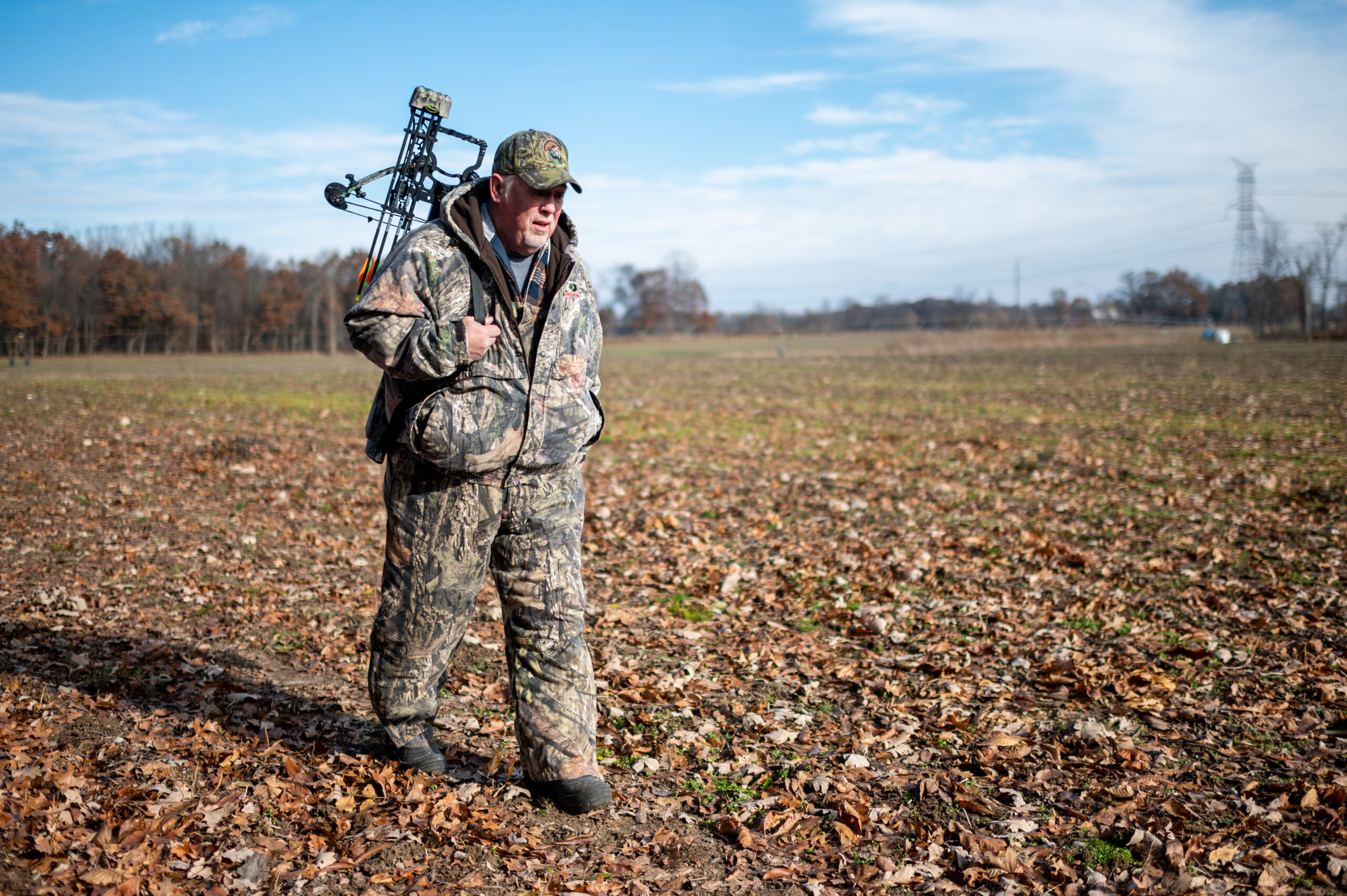 Winchel in hunting gear